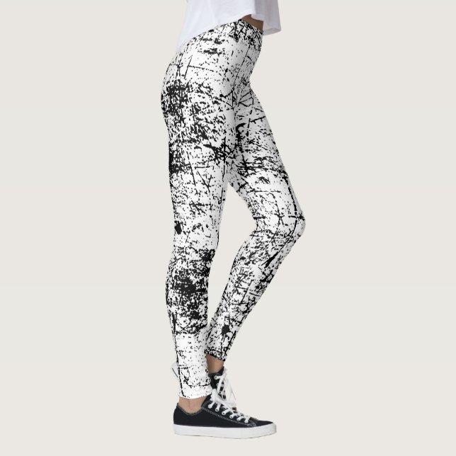 White Grunge Leggings (Right)