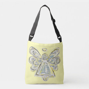 White Guardian Angel Purse Art Cross Body Bags