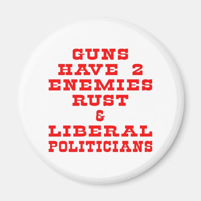 White Guns 2 Enemies Magnet (Front)