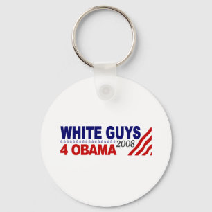 White Guys 4 Obama Key Ring