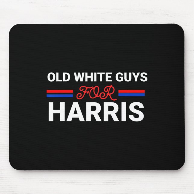 White Guys For Harris Kamala  Mouse Pad (Front)