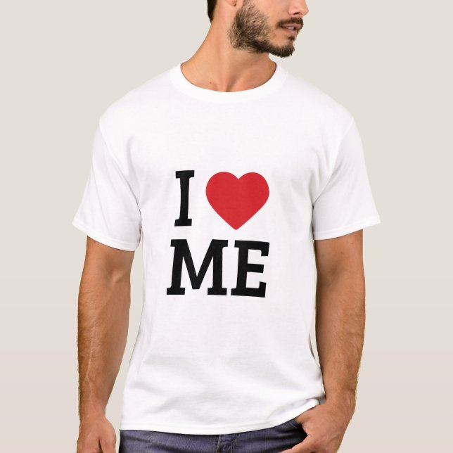 White Half  Sleeve T-Shirt with love design (Front)