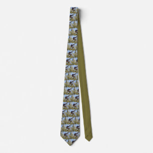 White-handed gibbon in tree tie