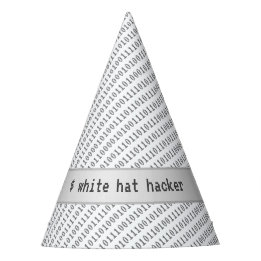White Hat Hacker for simple costume or Tech Party