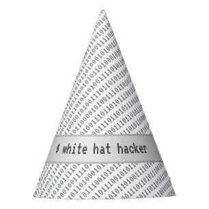 White Hat Hacker for simple costume or Tech Party