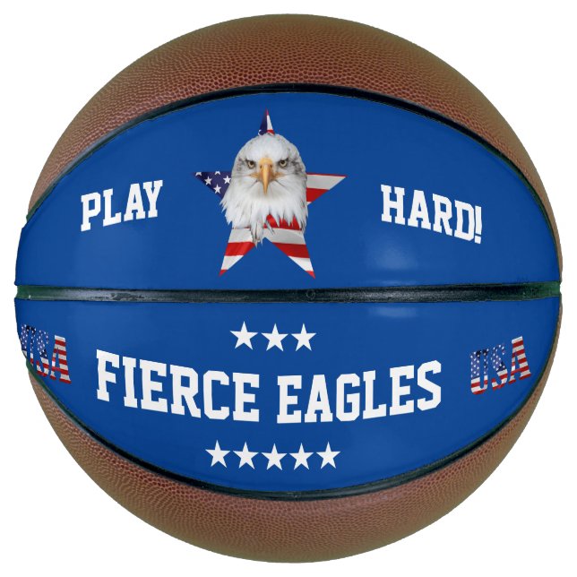 White Head Eagle, The American Flag, Star Basketball (Front)