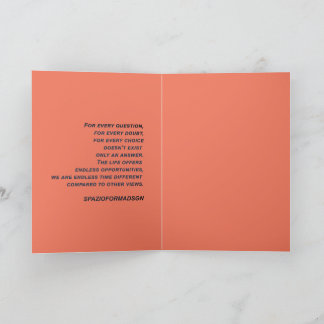 "White heart in black from sun" & Doubt Card