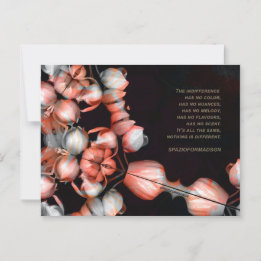 "White heart in black from sun" & Indifference Postcard