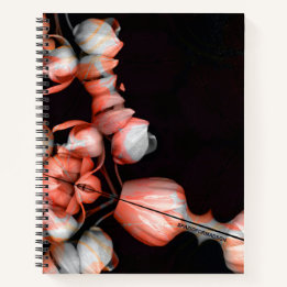 "White heart in black from sun" Notebook