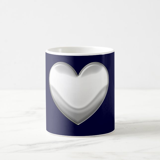 White Heart Mug (Center)