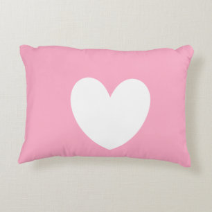 White Heart Pillow