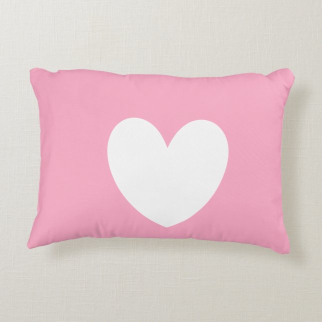White Heart Pillow (Back)