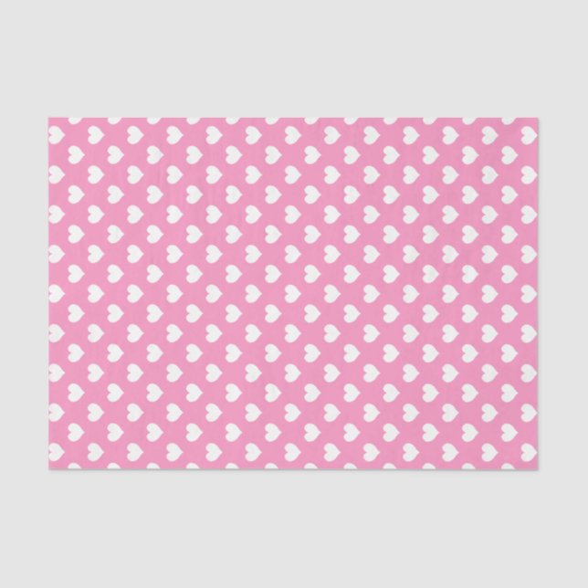 White Heart Tissue Paper (Front)