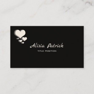 White Hearts Business Card