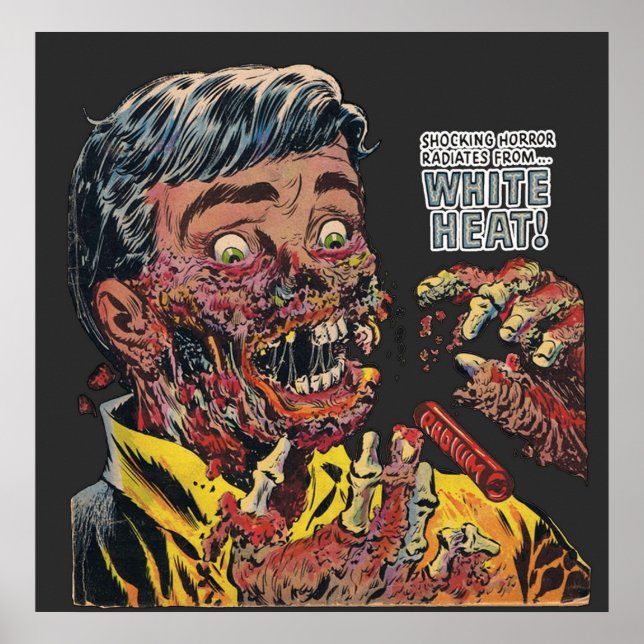 White Heat  Harvey Horror Comics line Black Cat  Poster (Front)