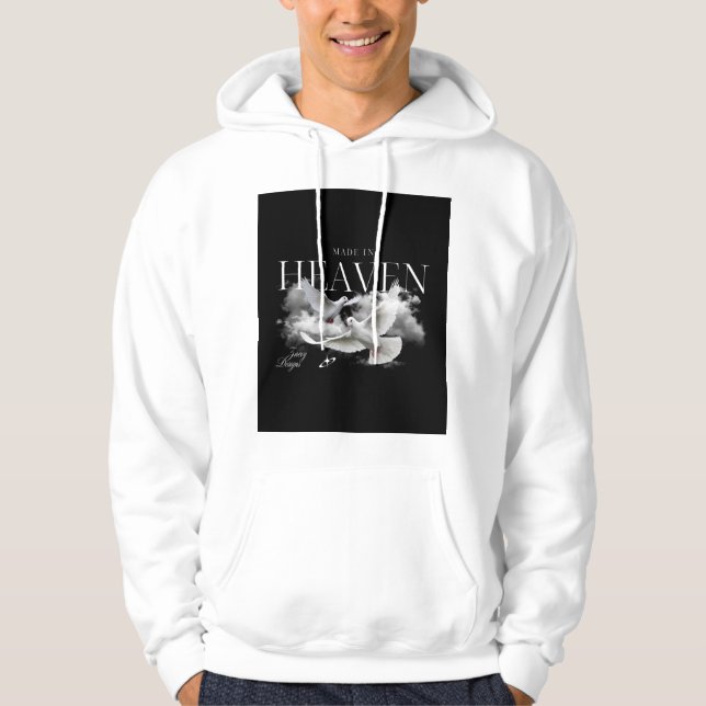 White Heaven Streetwear T-Shirt Design Hoodie (Front)