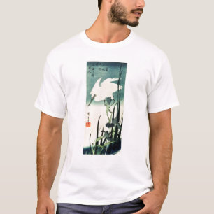 White Heron and Iris T-Shirt