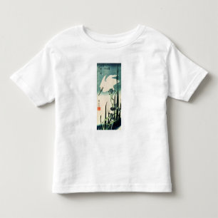 White Heron and Iris Toddler T-Shirt