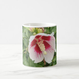 White Hibiscus Coffee Mug