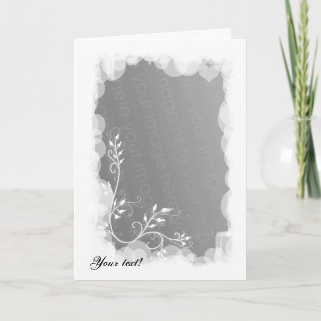 White Holidays! Holiday Card (Front)