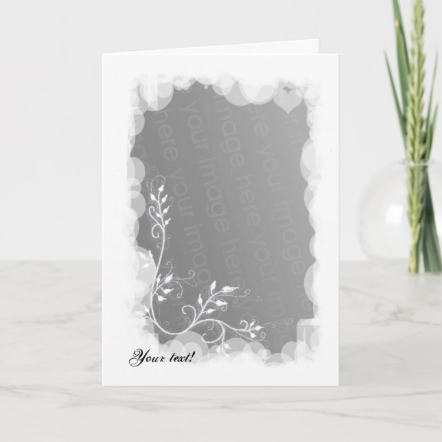 White Holidays! Holiday Card (Front)