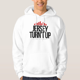 White Hoodie with Jersey Turn't Up Design