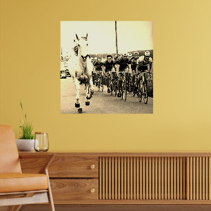 White Horse 1975 Tour De France Color Redux Poster