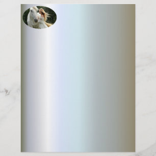 White Horse and Girl