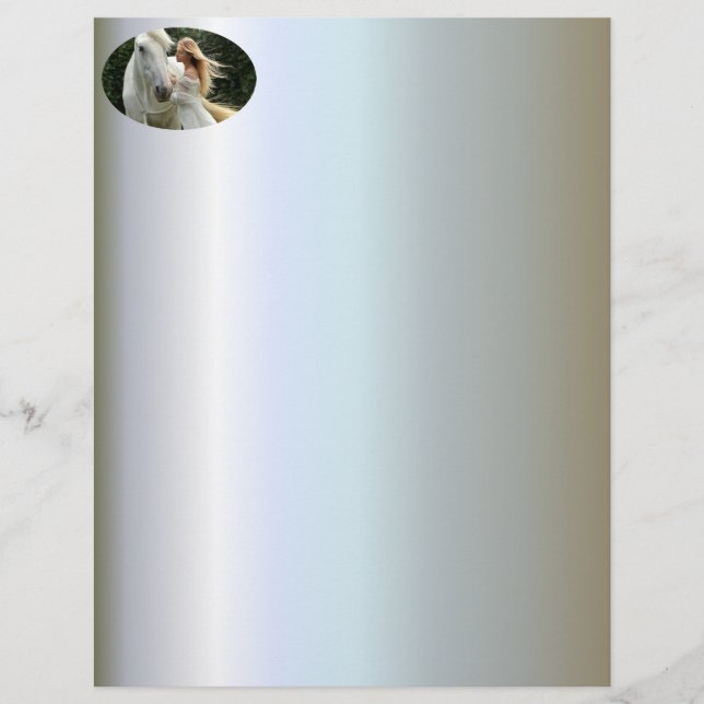 White Horse and Girl (Front)