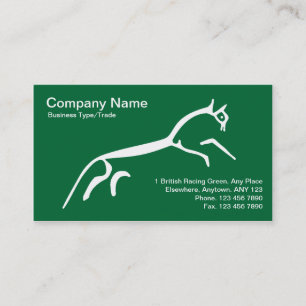 White Horse Business Card