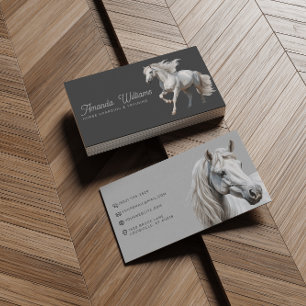White Horse Equestrian Business Card