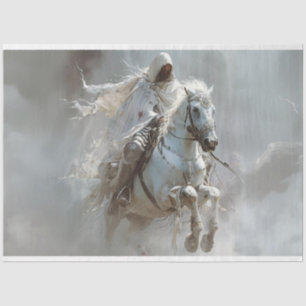 White Horse First Four Horseman of Apocalypse  Tissue Paper