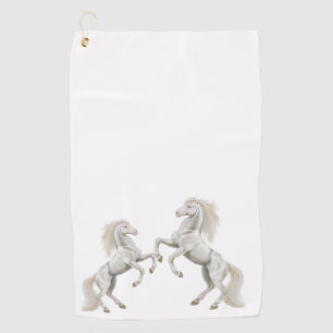 White Horse Golf Towel