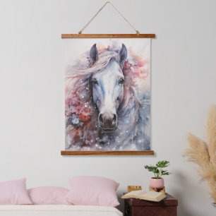 White Horse Hanging Tapestry