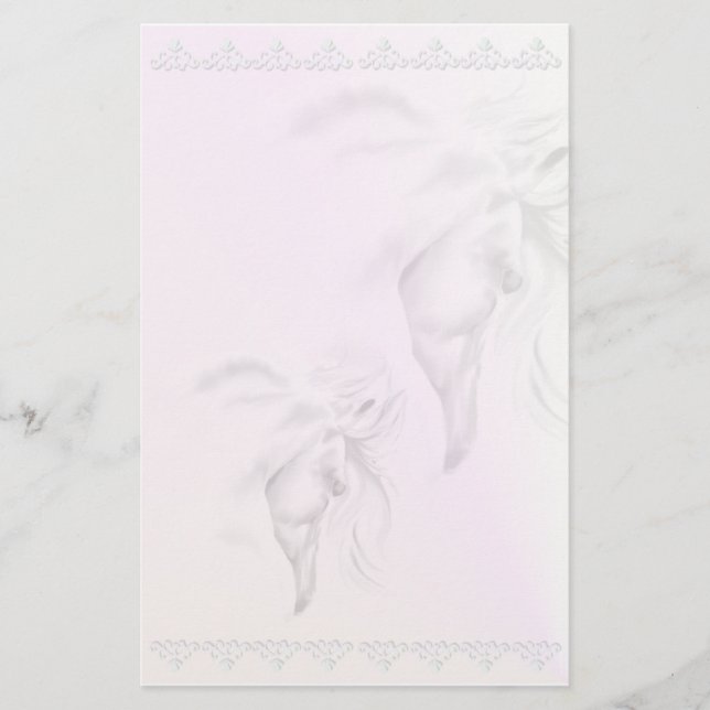 White Horse Head2 stationery_vertical.v2 Stationery (Front)