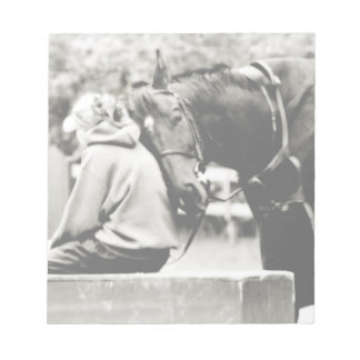 White Horse Head Notepad
