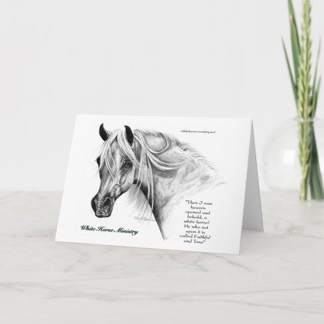 White Horse Ministry Note Card (Front)