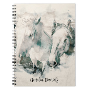 White Horse Personalised Notebook