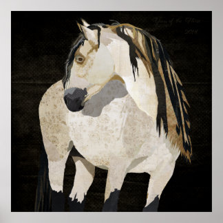 White Horse Poster
