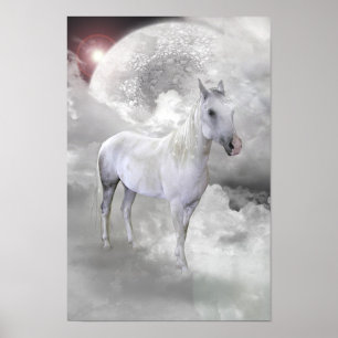 White Horse Poster