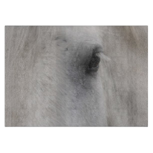 White Horse Soulful Eye Cutting Board
