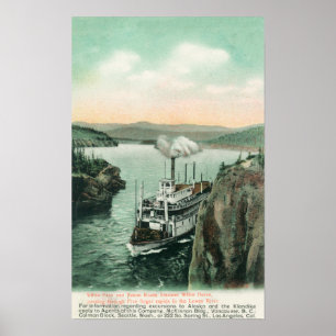 White Horse Steamer Poster
