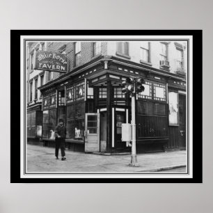 White Horse Tavern NYC Vintage  B&W 16 x 20 Poster