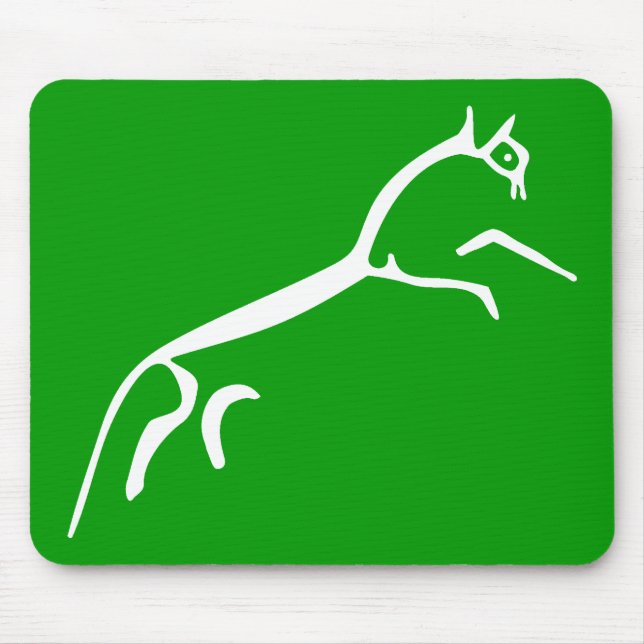 White Horse (Uffington Castle) Mouse Pad (Front)
