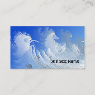 White horses business card