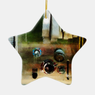 White Hose And Nozzles Ceramic Tree Decoration