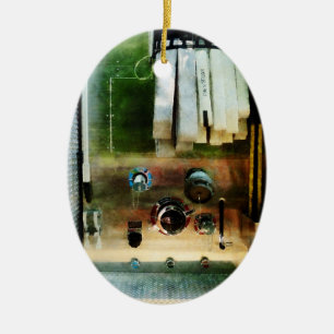 White Hose And Nozzles Ceramic Tree Decoration