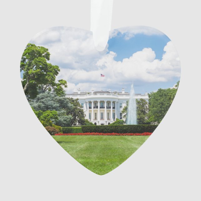 White House 1 Ornament (Back)