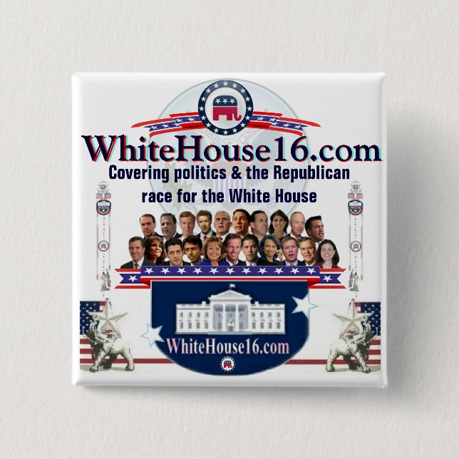 White House 2016 Republican Candidate Pin (Front)