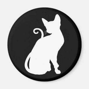 White House Cat Magnet